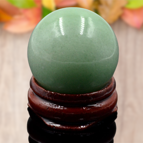 Aventurine Crystal Ball for Fortune & Harmony