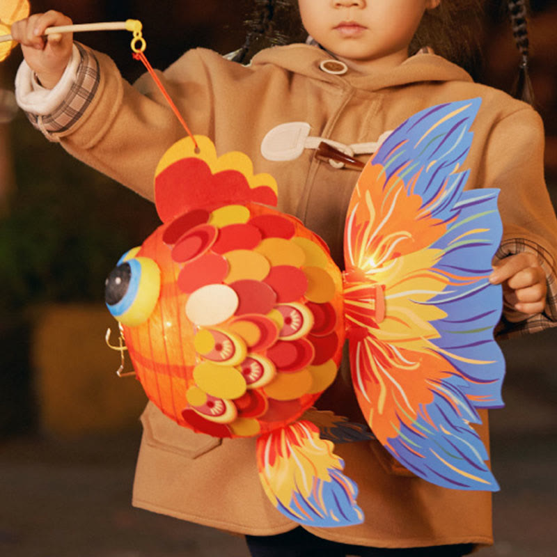 DIY Good Luck Koi Fish Paper Lantern | Zen Decor