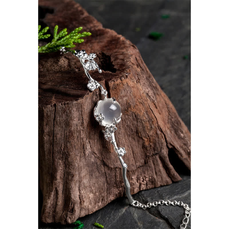 Chalcedony Positive Harmony Bracelet Adjustable Size