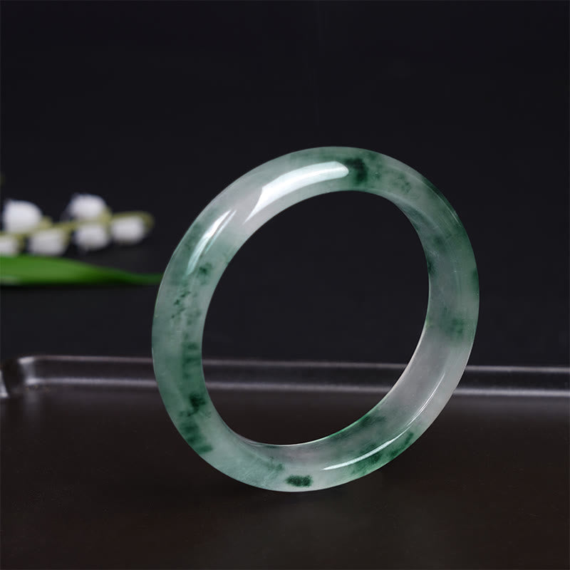 58mm Jade Luck Prosperity and Abundance Bangle Bracelet
