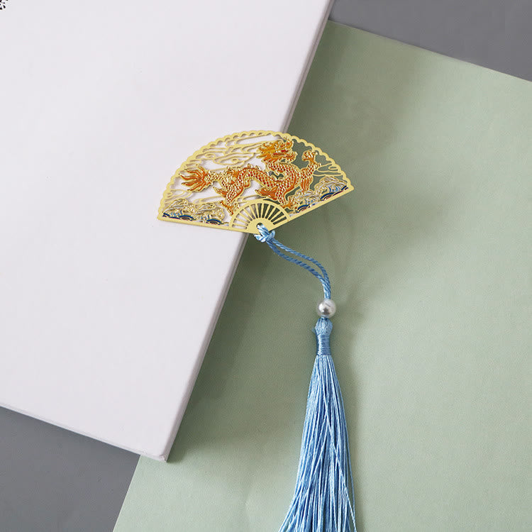 Traditional Lotus Symbol Brass Bookmark | New Beginnings