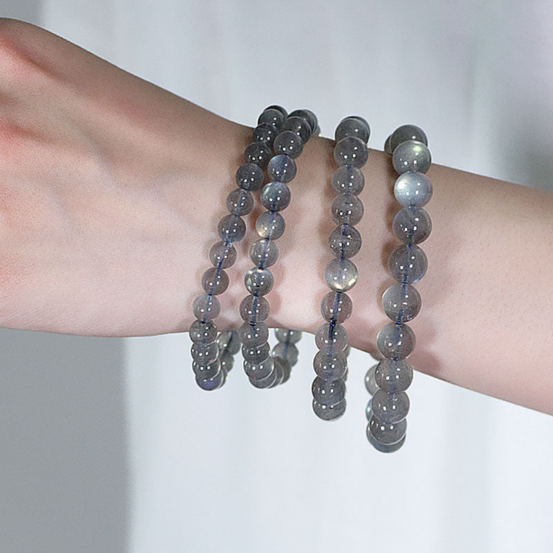 8mm Moonstone Bracelet for Calm and Positive Energy