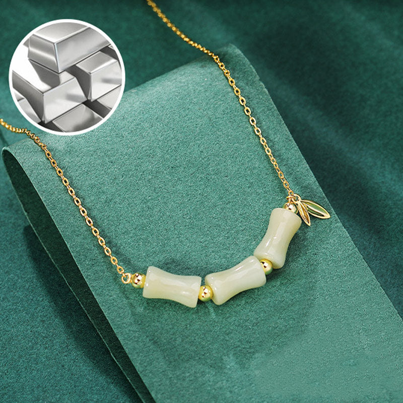 Unisex Hetian Jade Fu Character Prosperity Bracelet 18cm
