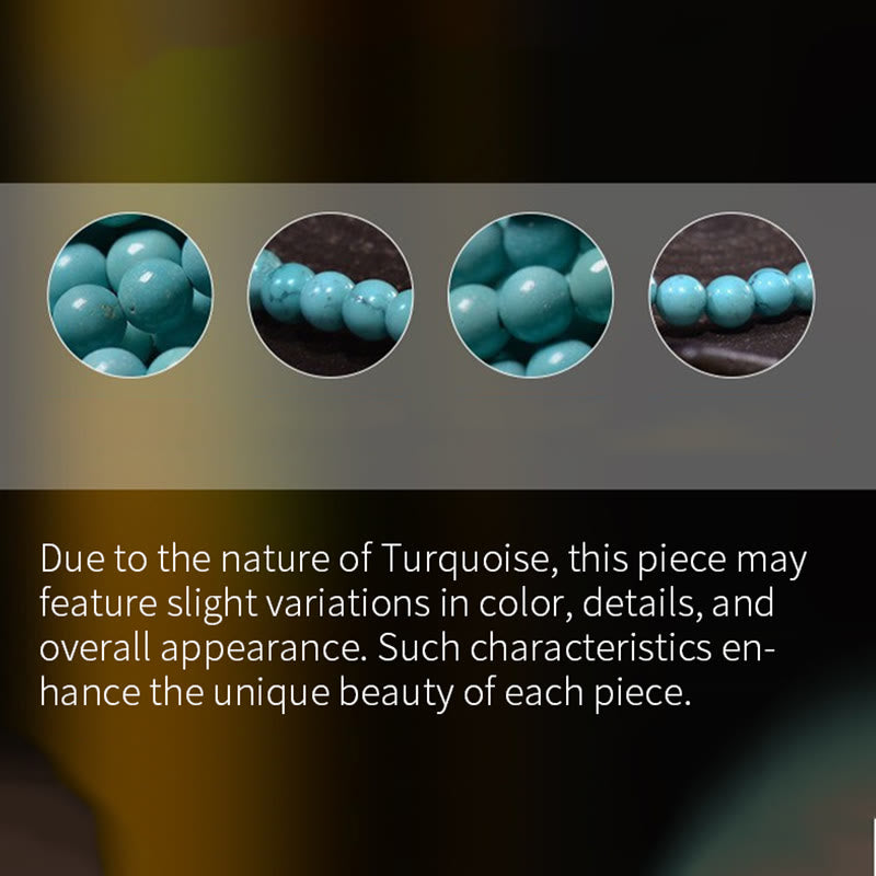 Turquoise Red Agate Protection Bracelet 3.8mm Beads