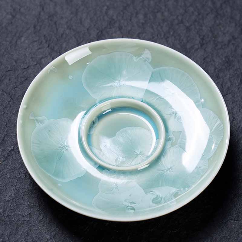 Traditional Ceramic Sancai Gaiwan Tea Cup 180ml for Meditation