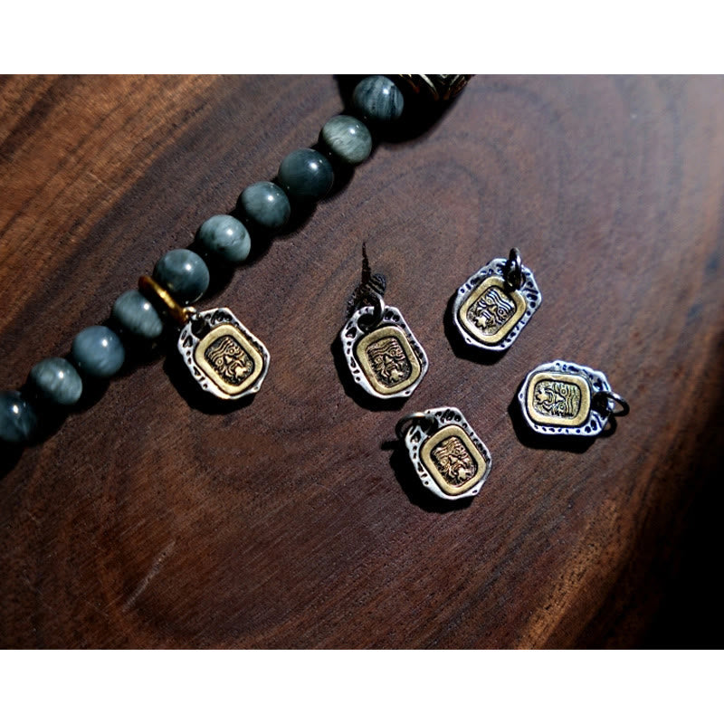 108 Beads Eagle's Eye Stone Mala Bracelet for Positive Energy