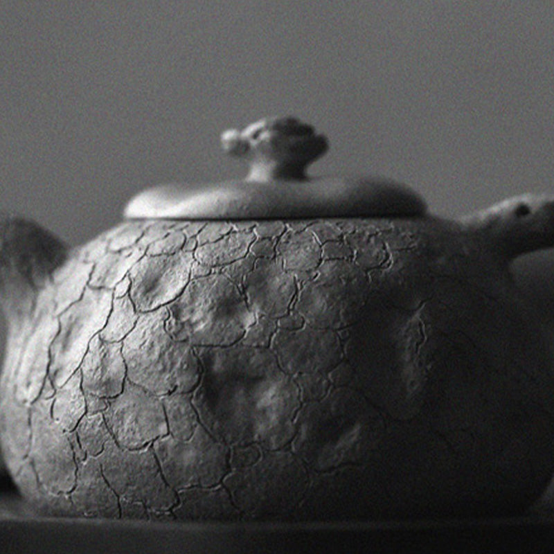 Vintage Purple Clay Kung Fu Teapot 220ml for Zen Decor