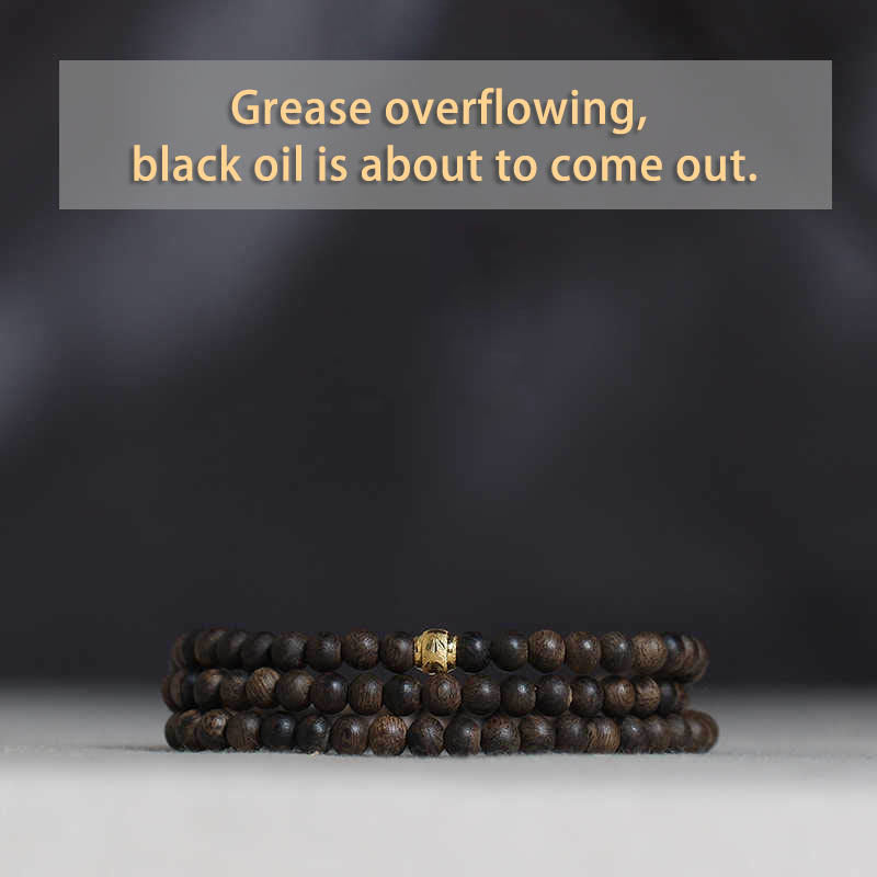 5mm Agarwood Wood Mala Bracelet for Balance and Protection