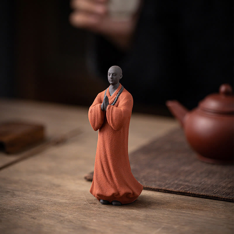 5x5x13cm Ceramic Meditating Buddha Statue for Serenity