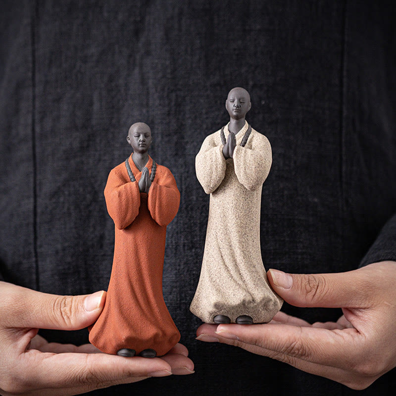 5x5x13cm Ceramic Meditating Buddha Statue for Serenity