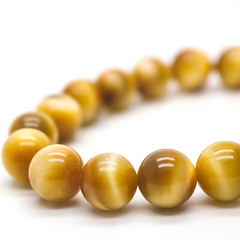 6-7mm Tiger Eye Bead Protection Bracelet for Confidence