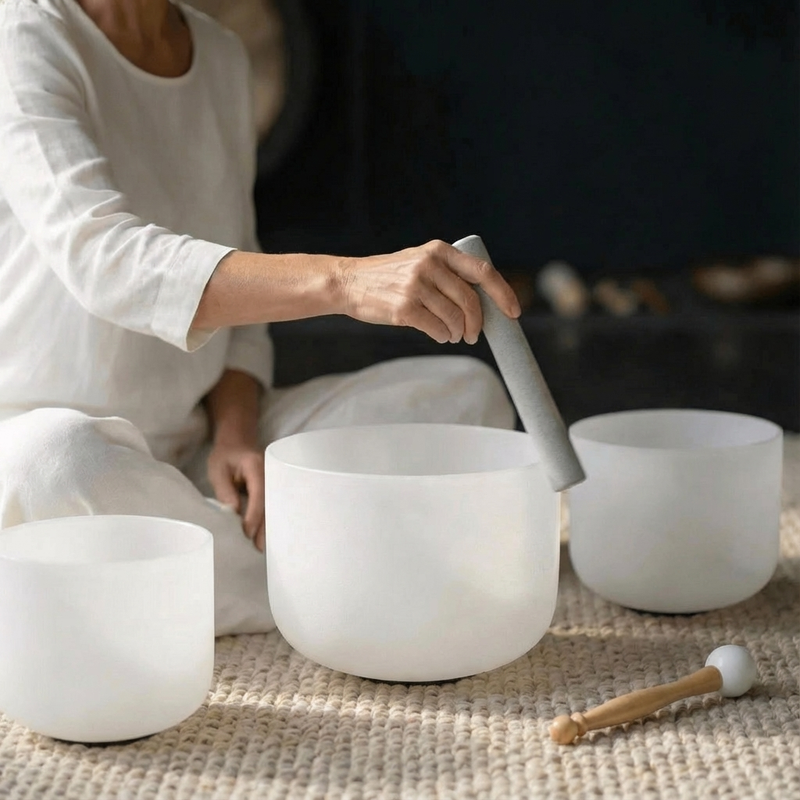 Crystal Singing Bowls | 432Hz Pure Quartz | Healing Sounds