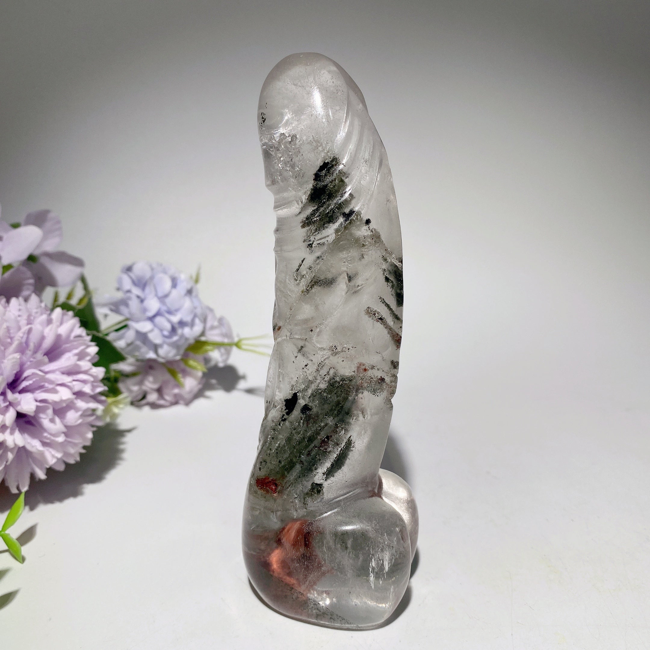 6-inch Mixed Crystal Figurine Carvings for Healing Energy