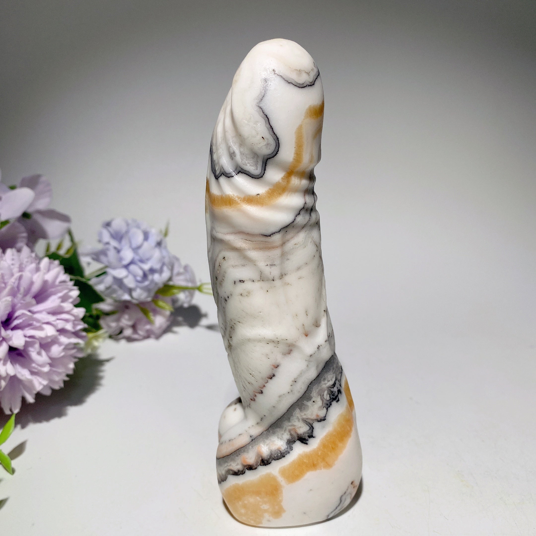 6-inch Mixed Crystal Figurine Carvings for Healing Energy