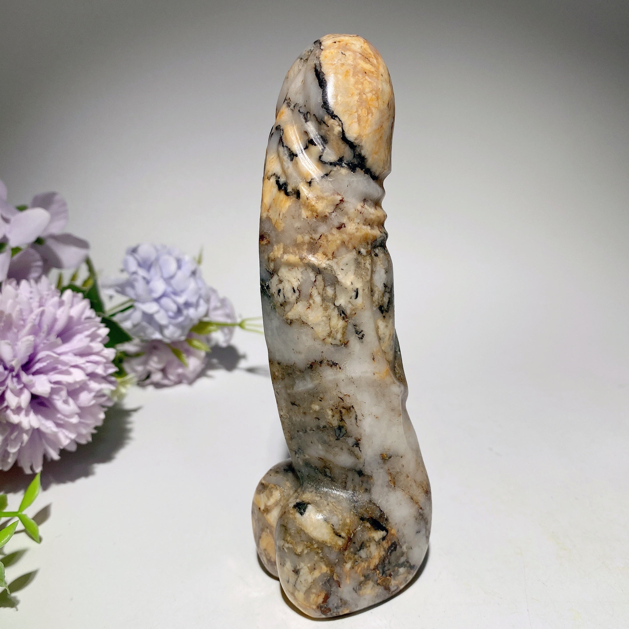 6-inch Mixed Crystal Figurine Carvings for Healing Energy