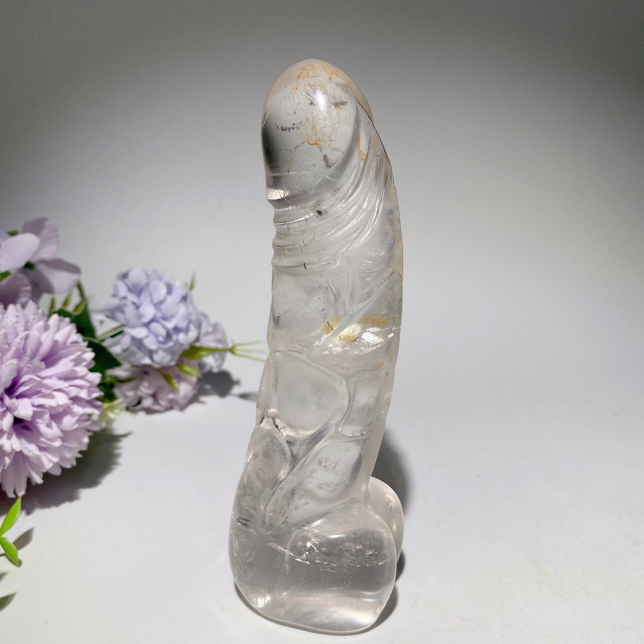6-inch Mixed Crystal Figurine Carvings for Healing Energy