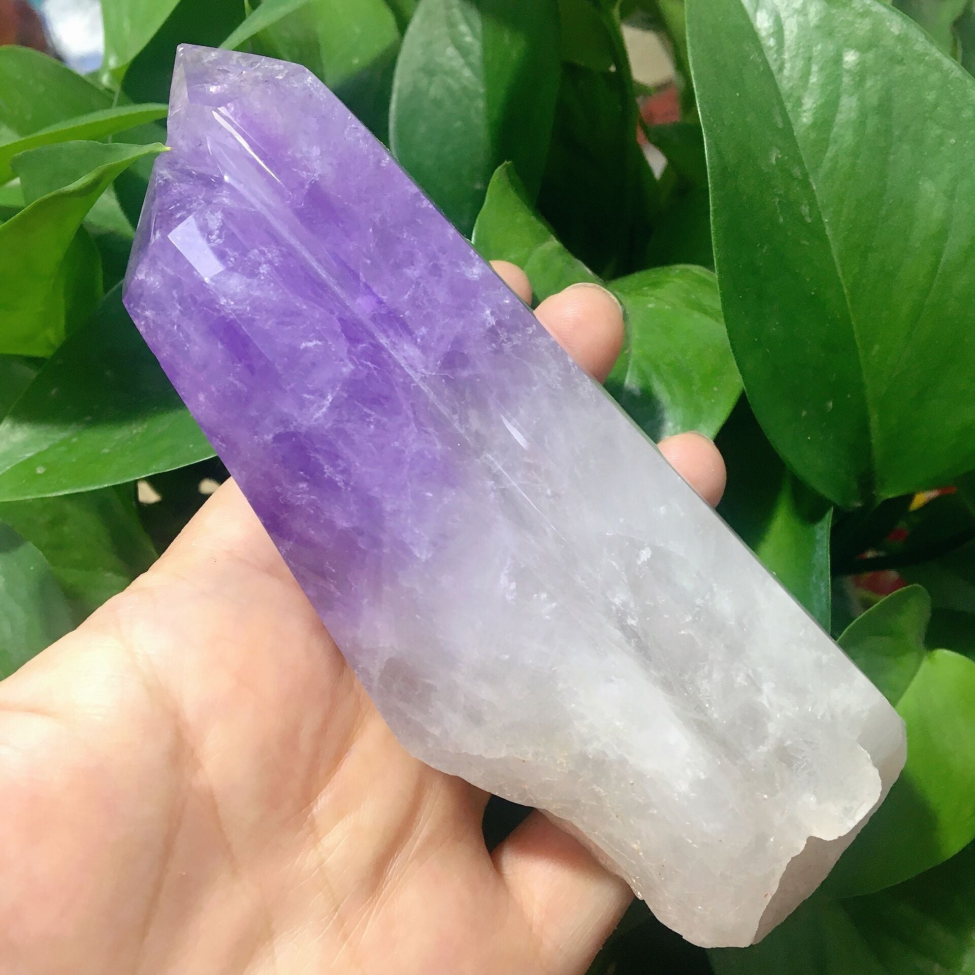 6 Inch Purple Amethyst Double Terminated Crystal Points