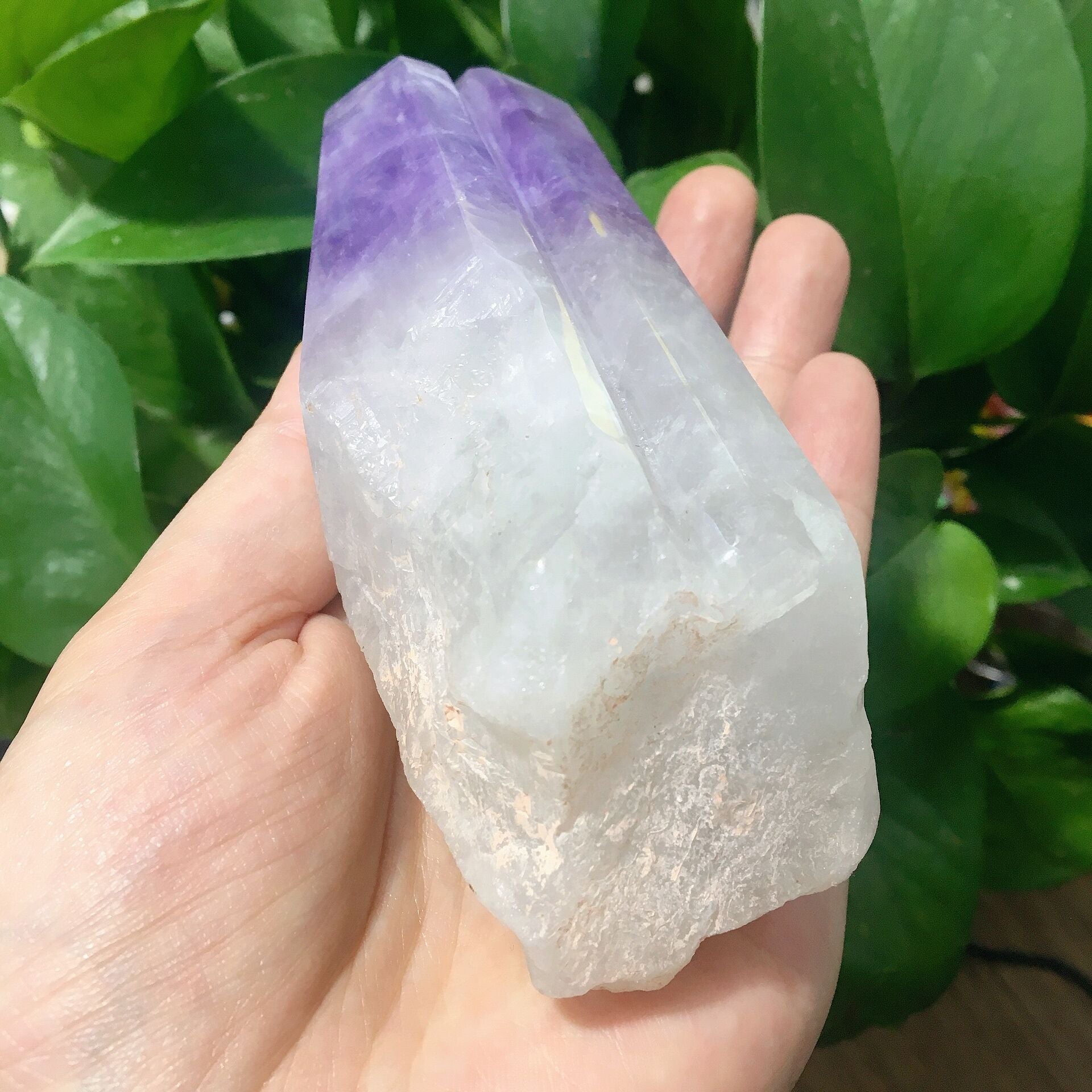 6 Inch Purple Amethyst Double Terminated Crystal Points