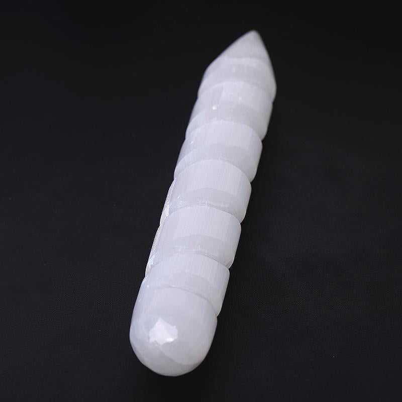 6 Inch Selenite Crystal Wand - Peace and Clarity