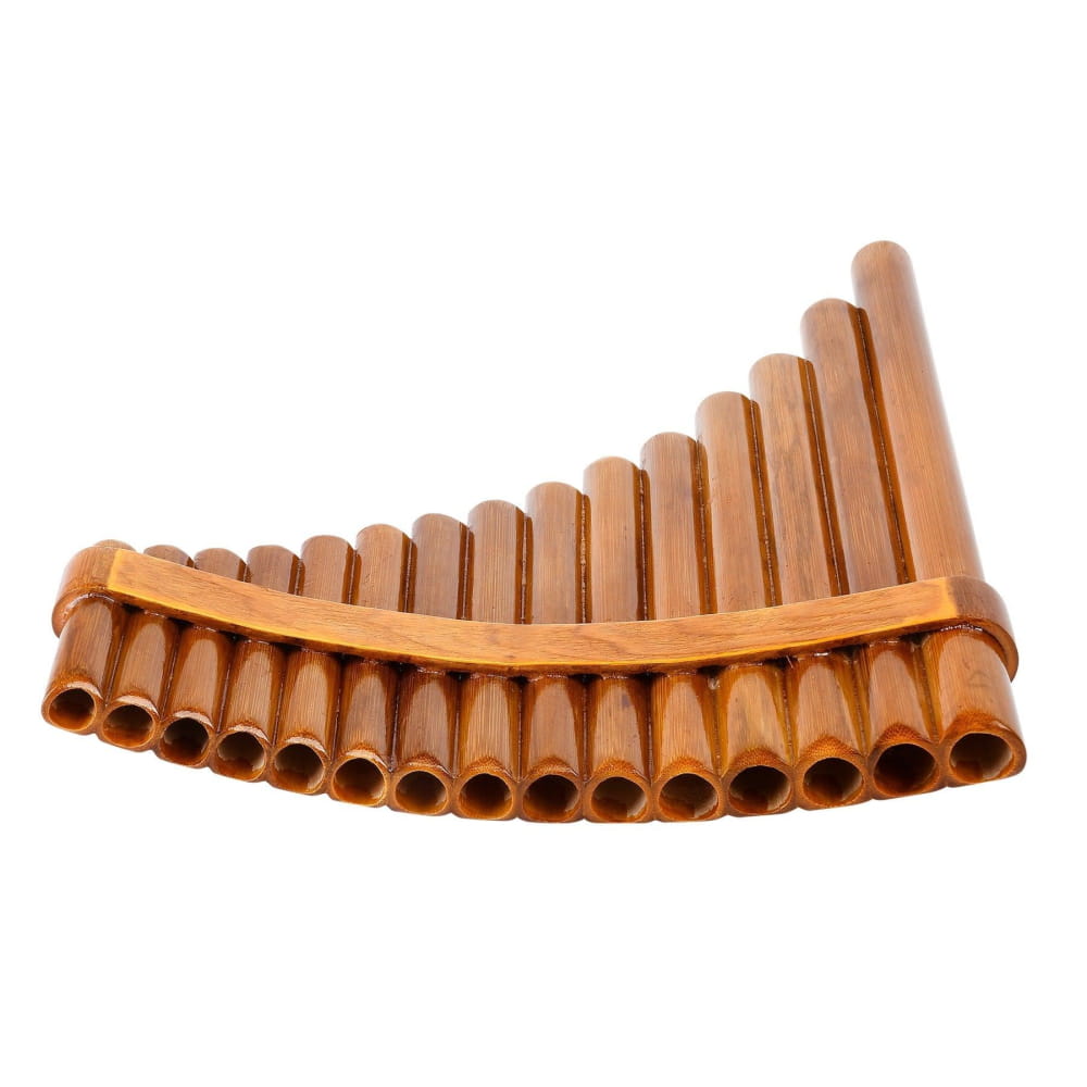 G Key Bamboo Pan Flute featuring graduated bamboo pipes in a traditional design