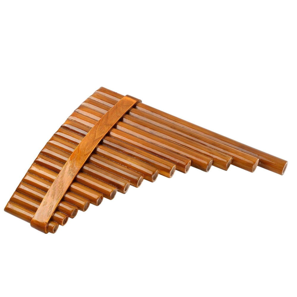 60-Character G Key Bamboo Pan Flute - Traditional Woodwind - Flute - On sale