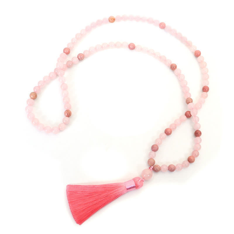 8mm Rose Quartz Love Bracelet for Self-Acceptance