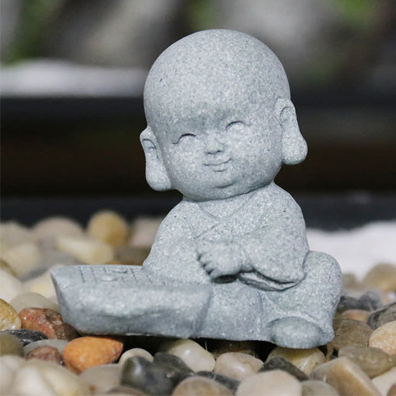 Handmade Sandstone Buddha Statue for Meditation and Serenity