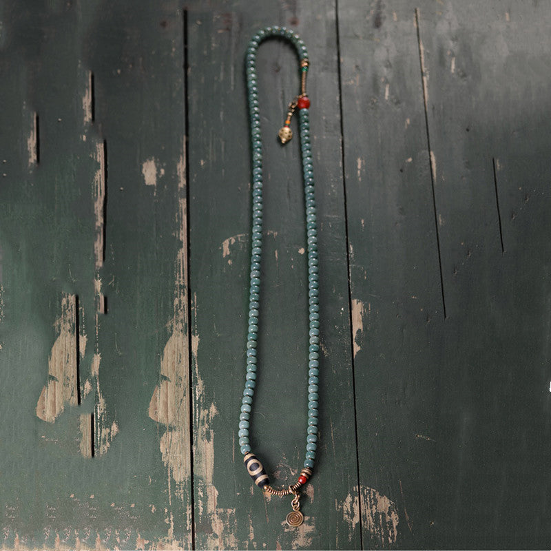 108 Beads Bodhi Seed Mala Wisdom Bracelet for Meditation