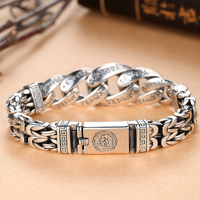 Om Mani Padme Hum Copper Bracelet for Peace & Purity