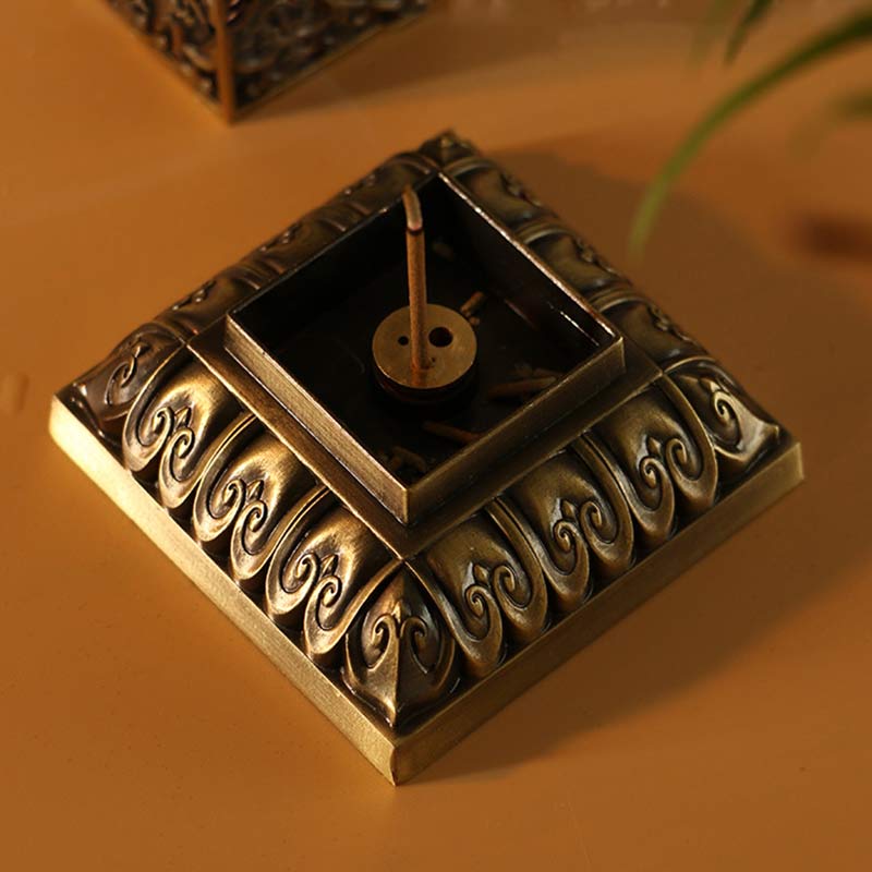 Heart Sutra Alloy Incense Burner for Spiritual Healing
