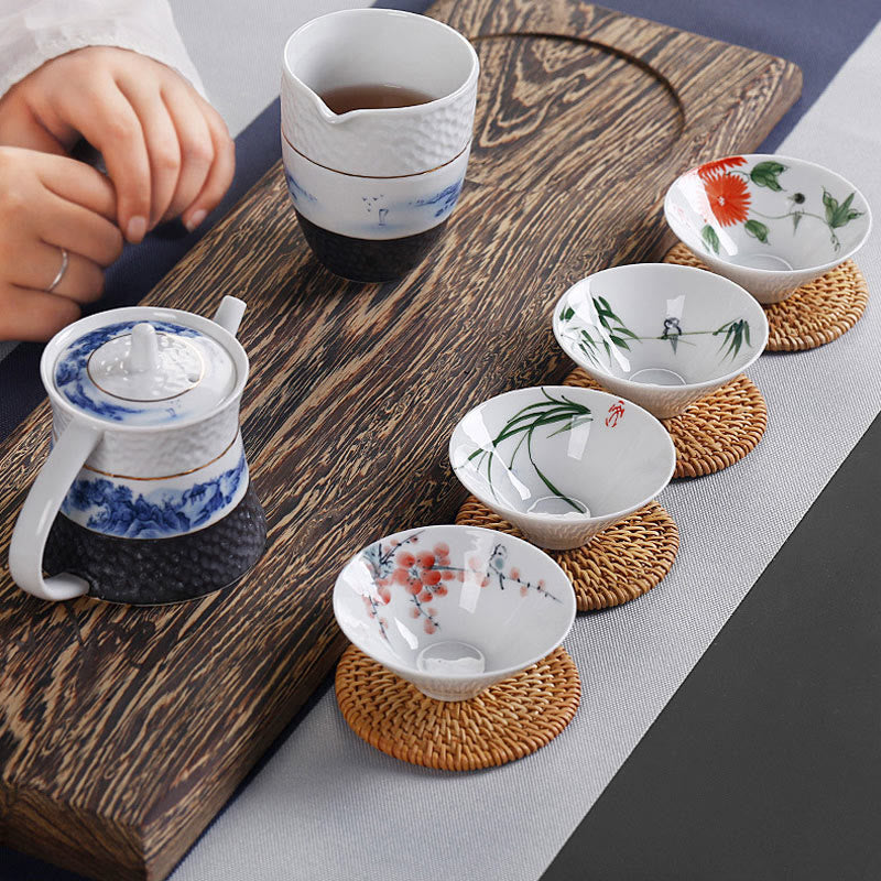 Vintage Ceramic Kung Fu Tea Cup | Zen Decor 60ml