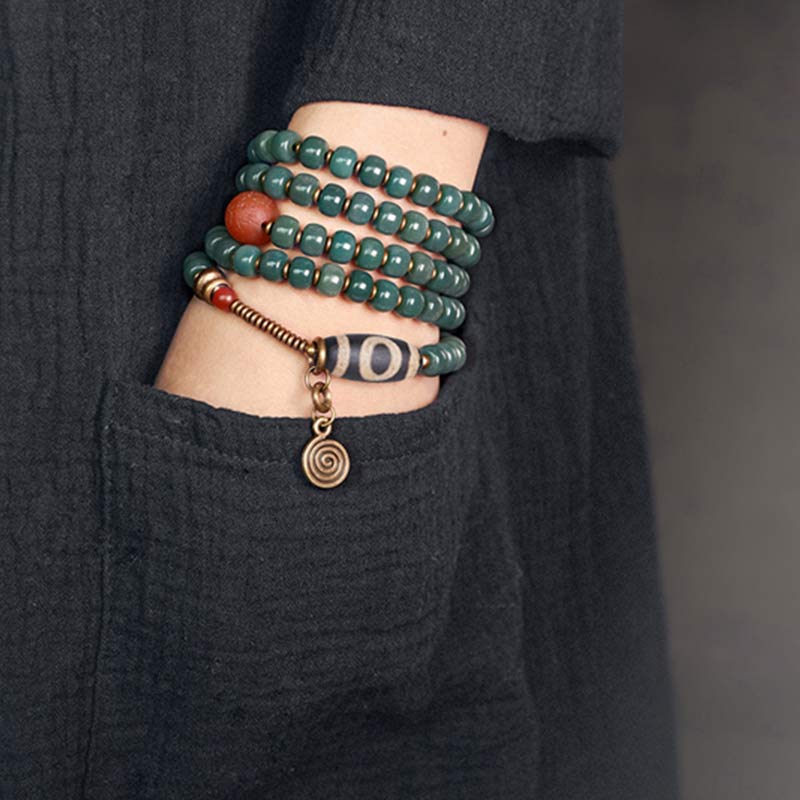 108 Beads Bodhi Seed Mala Wisdom Bracelet for Meditation