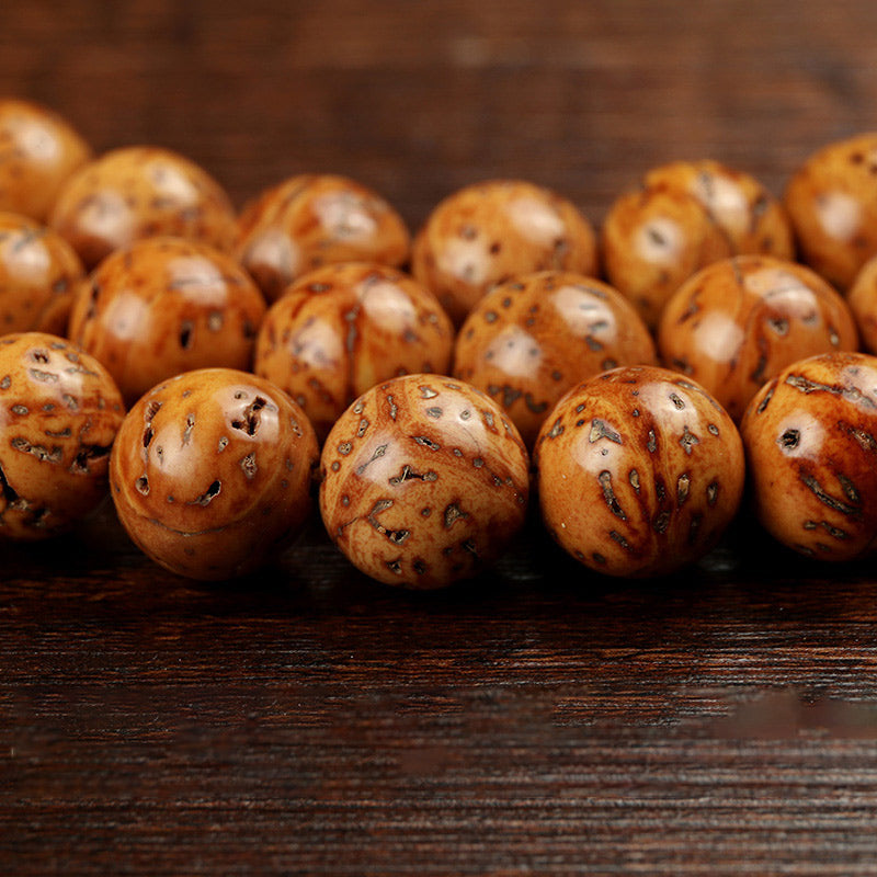 12mm Bodhi Seed Wisdom Bracelet for Meditation and Awareness