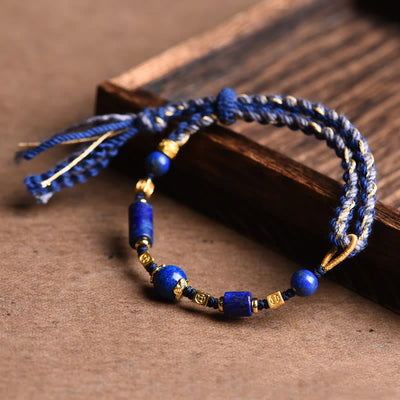 Natural Lazurite Balance Bracelet | Positive Energy Rope