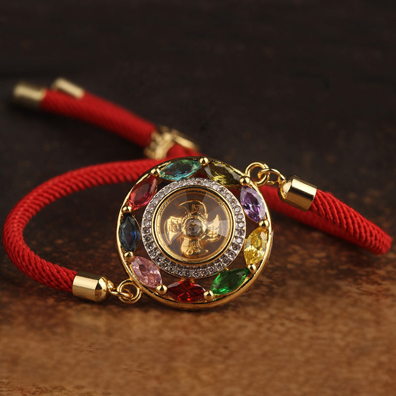 Copper Zircon Wealth Luck Bracelet Necklace | Spiritual Jewelry