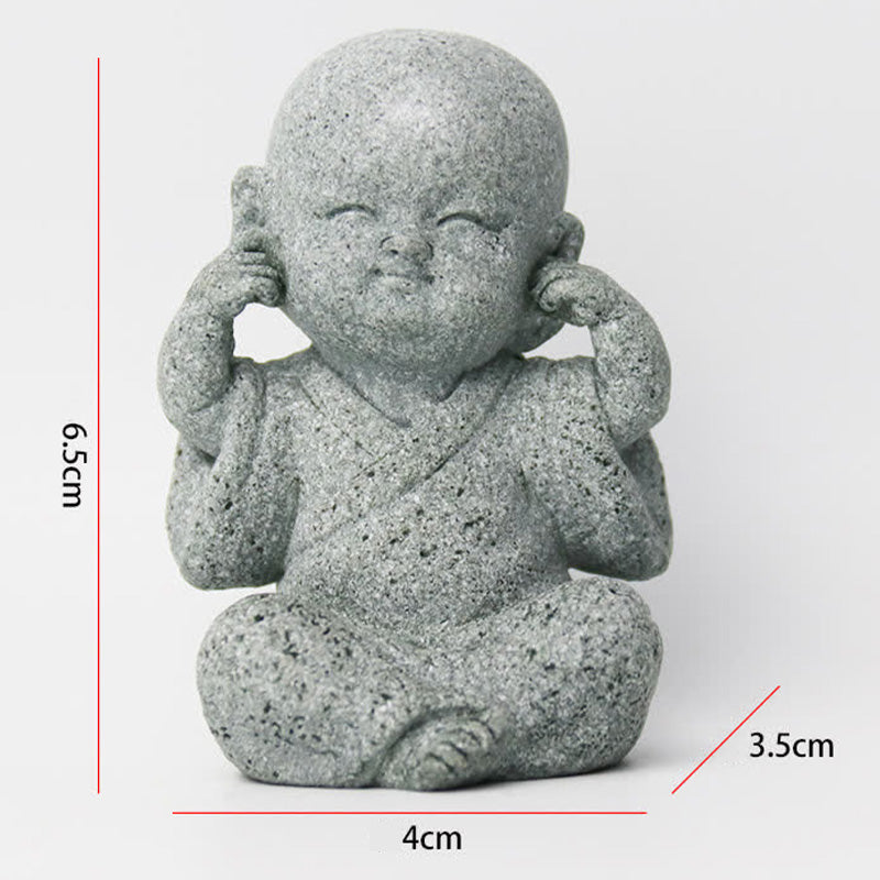 Handmade Sandstone Buddha Statue for Meditation and Serenity