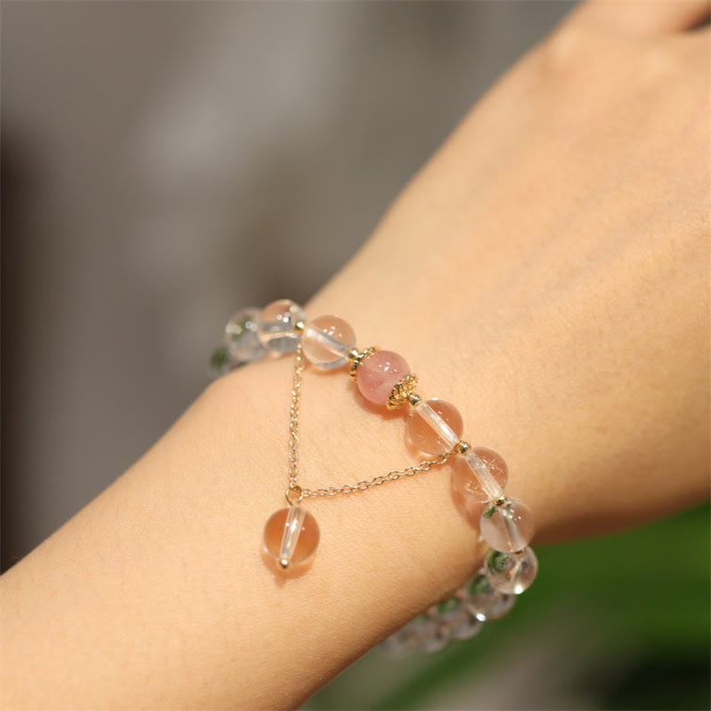Silver Sheen Obsidian Yin Yang Protection Bracelet