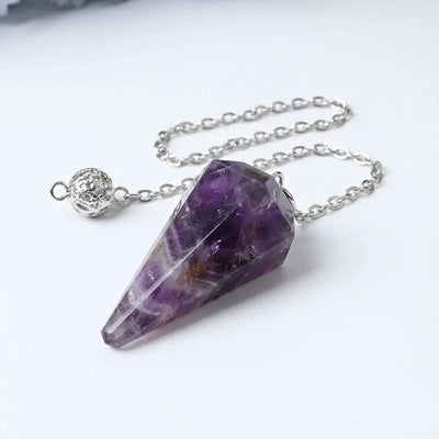2-Inch Crystal Point Pendulum for Healing & Energy