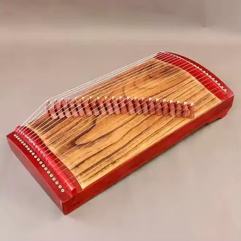 68Cm Portable Mini Guzheng 21 Strings Solid Wood Chinese Zither Beginner Finger Training Device Guzheng with Accessories Gifts