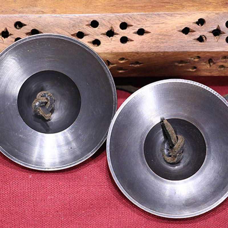 Copper Tibetan Tingsha Bell for Luck and Meditation