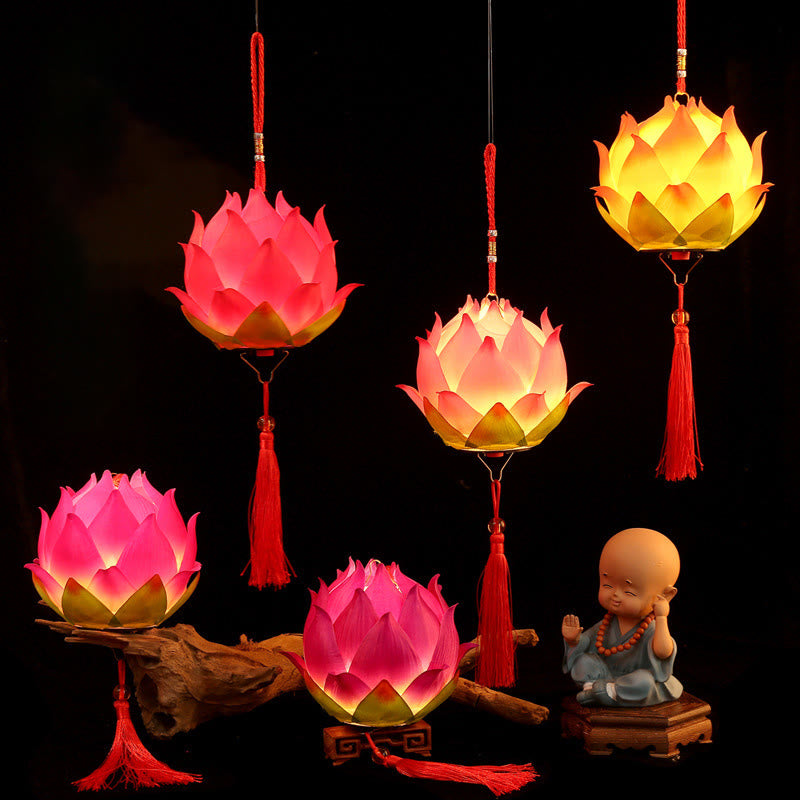 DIY Lotus Flower Dragon Lantern | Spiritual Home Accent