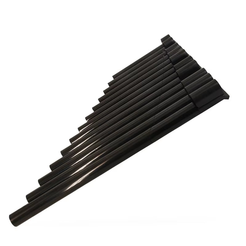 Left Hand ABS Plastic Pipes Panflute for Students, Chinese Folk Musical Instruments, Romania Panpipes C Key New,