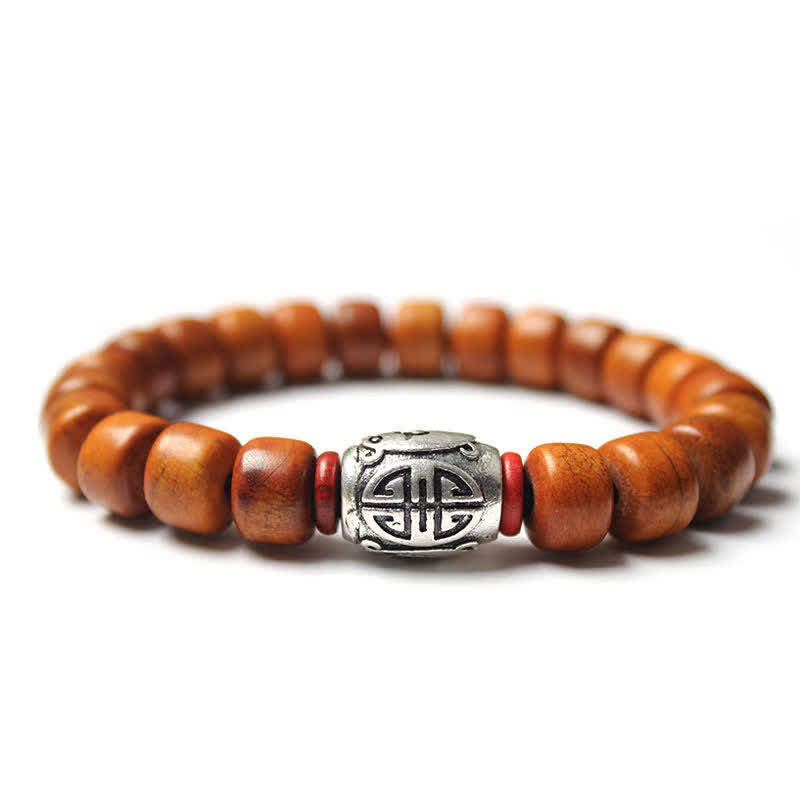 Yak Bone Om Mani Padme Hum Strength Bracelet 9mm