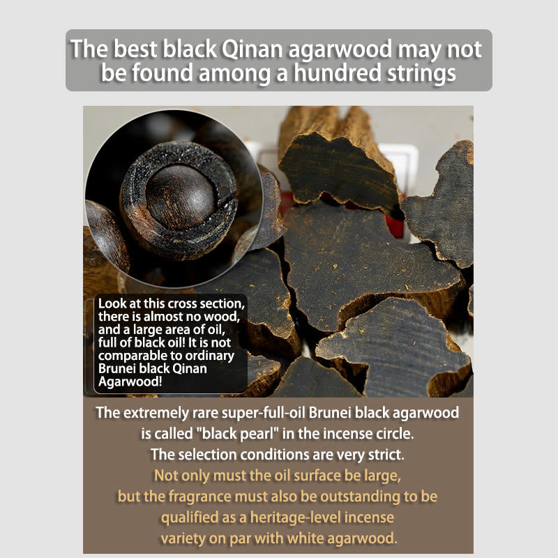 6mm Agarwood Peace Strength Bracelet for Meditation & Balance