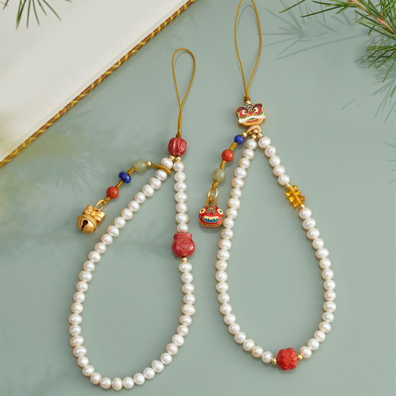 6mm Cinnabar Healing Phone Hanging Decoration