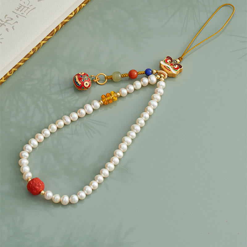 6mm Cinnabar Healing Phone Hanging Decoration