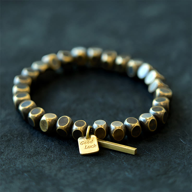 6mm Copper Spiritual Wealth Bracelet for Good Luck & Balance