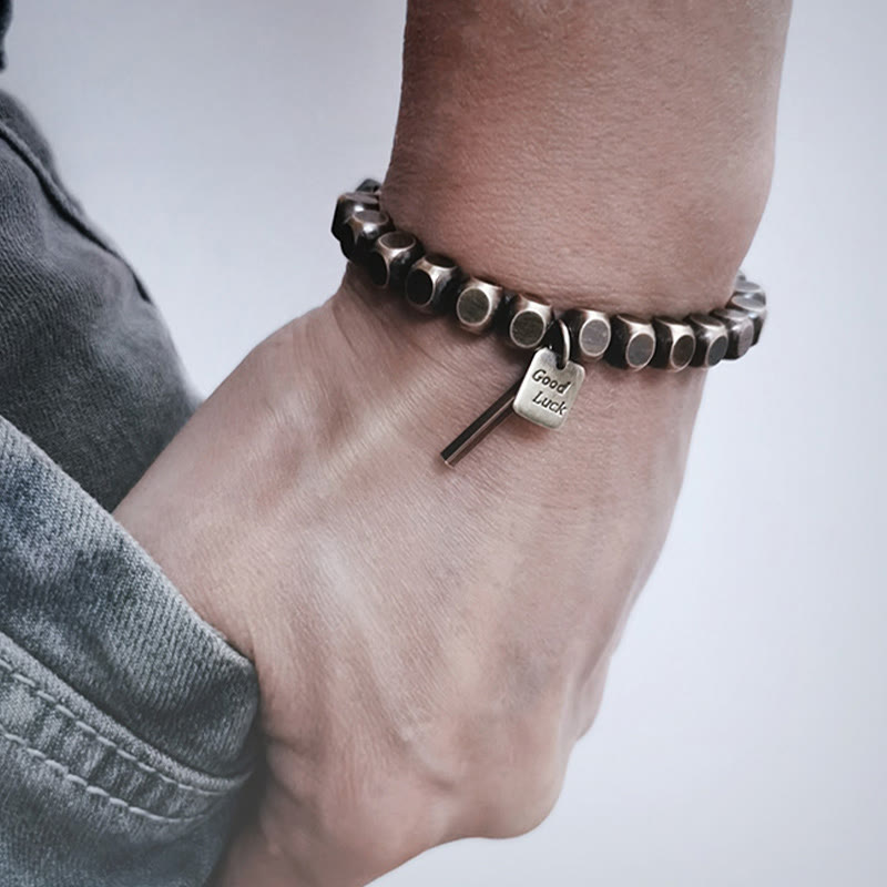 6mm Copper Spiritual Wealth Bracelet for Good Luck & Balance