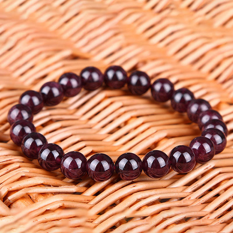 6mm Garnet Passion Bracelet for Meditation
