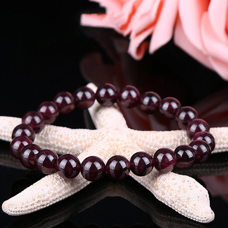 6mm Garnet Passion Bracelet for Meditation